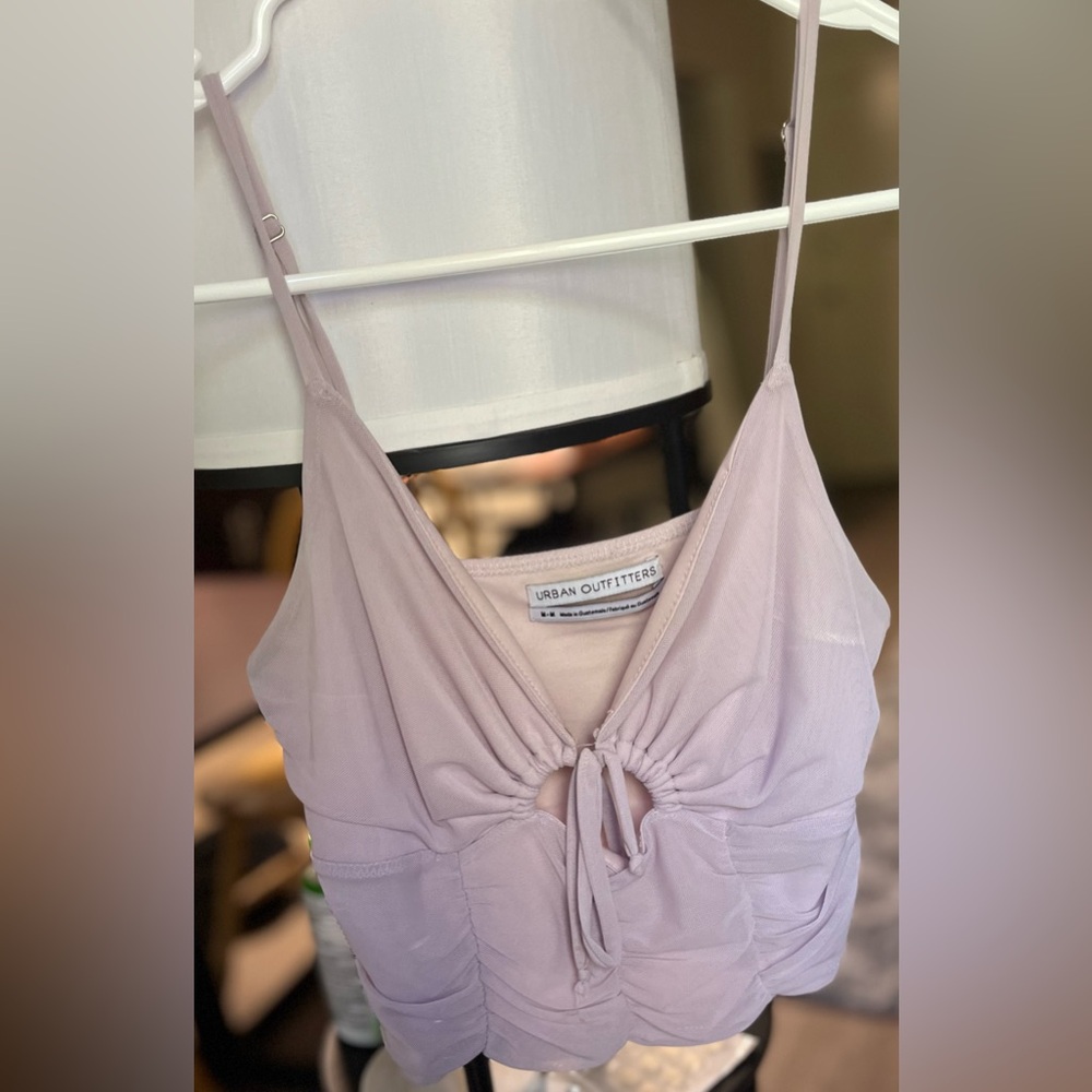 Light purple going out top from Urban Outfitters.